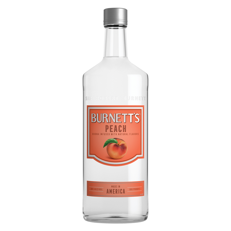 Burnett's Peach Vodka 750ml