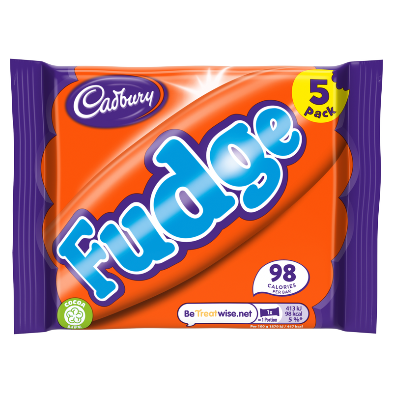 Cadbury Fudge, 5 x 24g