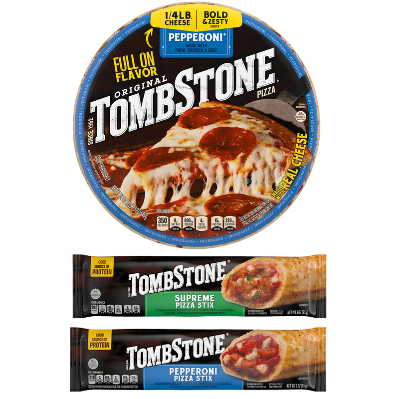 Tombstone Pepperoni Pizza & Supreme and Pepperoni Pizza Stix Bundle