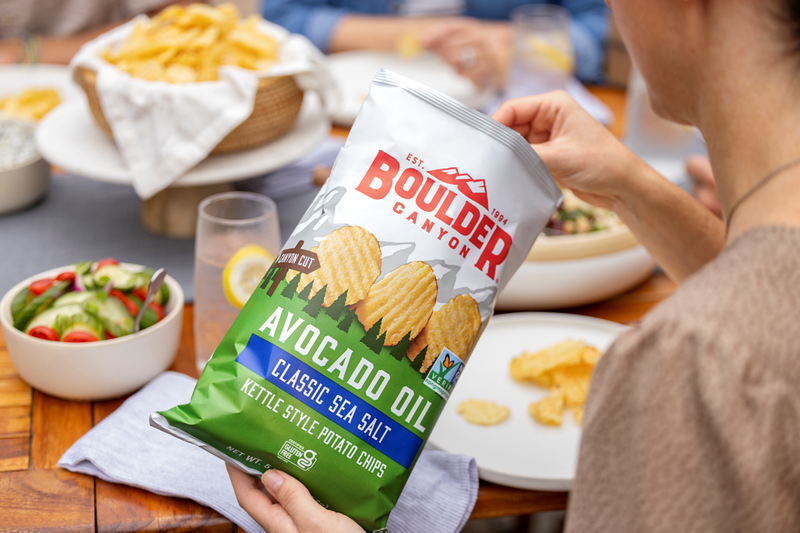 Boulder Canyon Avocado Oil Classic Sea Salt Kettle Potato Chips 5.25oz