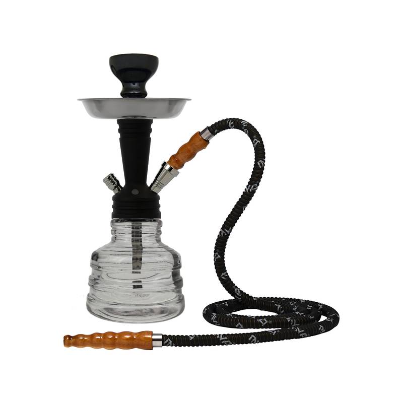 Mya Saray PIA Black Stem Hookah-Colors may Vary