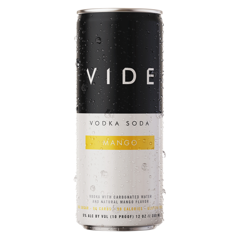 VIDE Mango Vodka Soda 4pk 12oz Can 5% ABV
