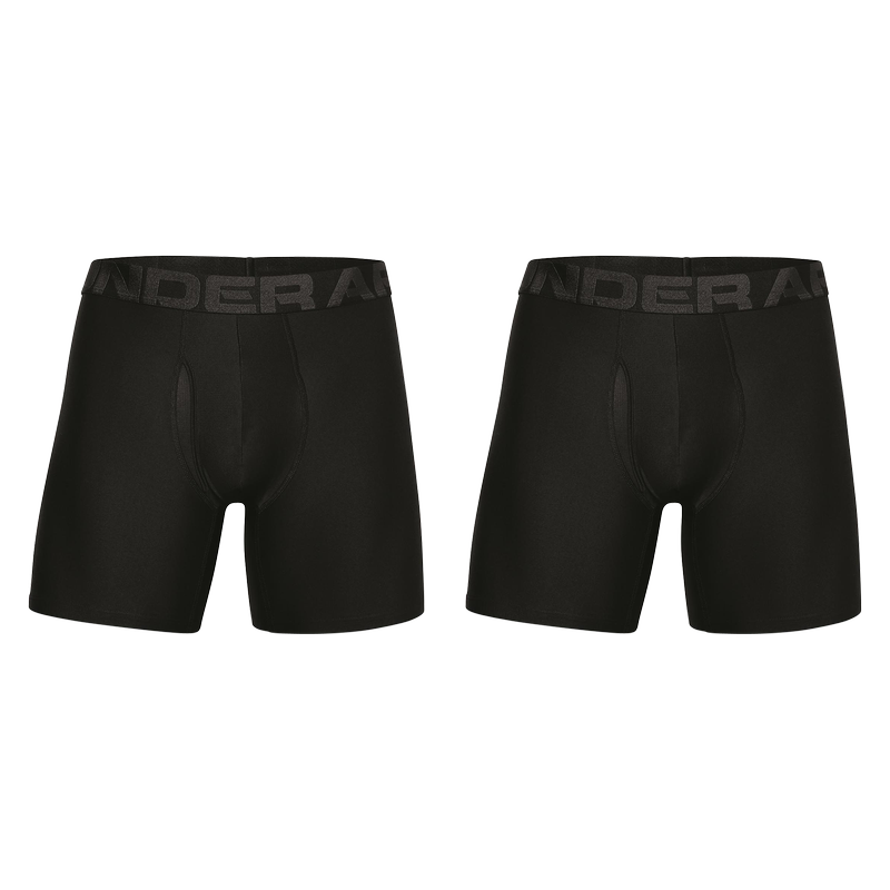 Under Armor Men's Tech Boxer 6in 2pk Black Medium - Delivered In As Fast As  15 Minutes