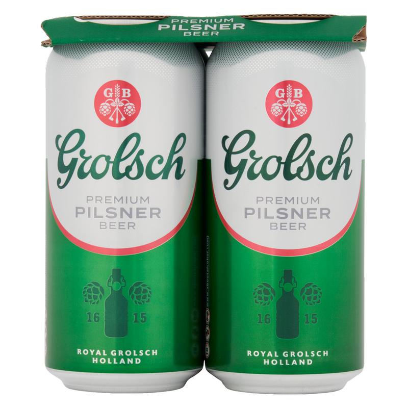 Grolsch Premium Pilsner, 4 x 440ml