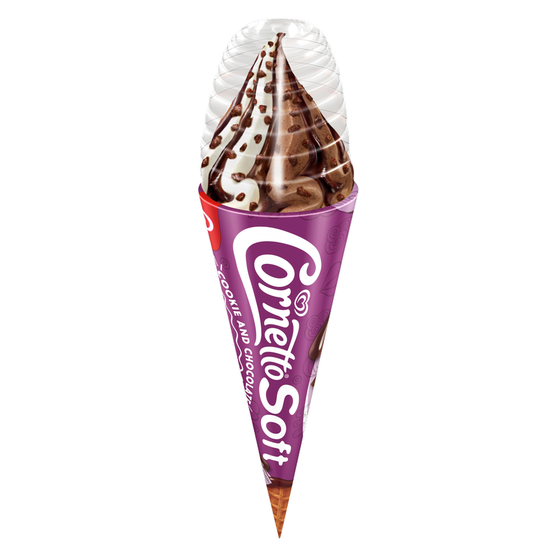 Cornetto Soft Cookie & Chocolate, 140ml