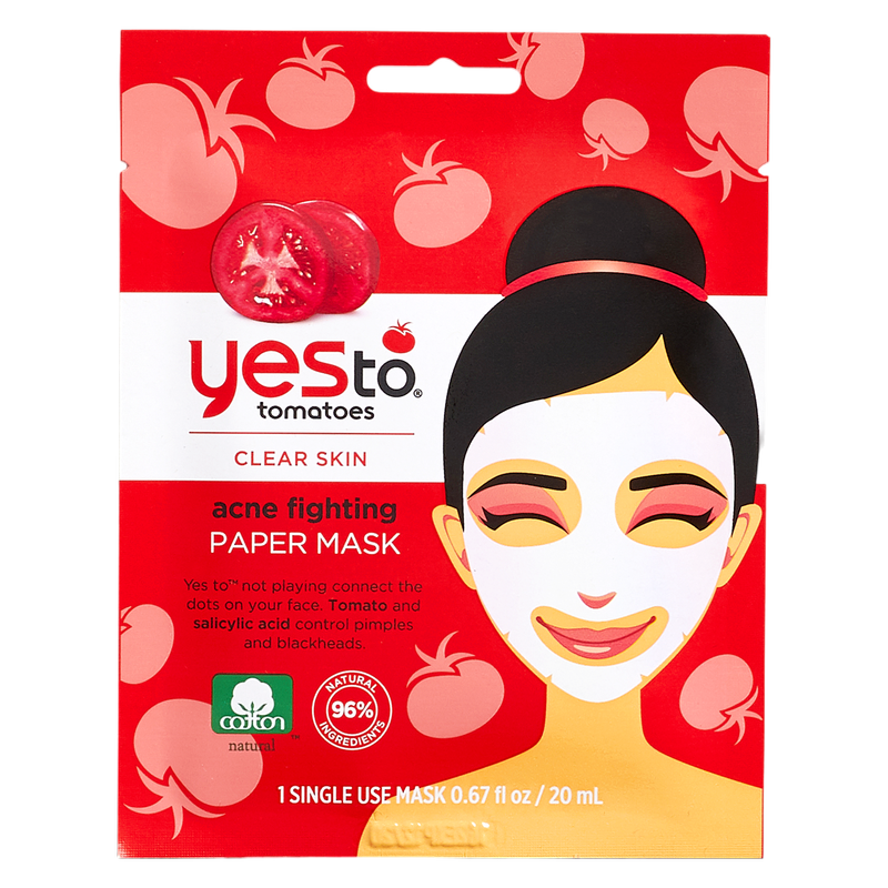 Yes To Tomatoes Acne Fighting Paper Mask