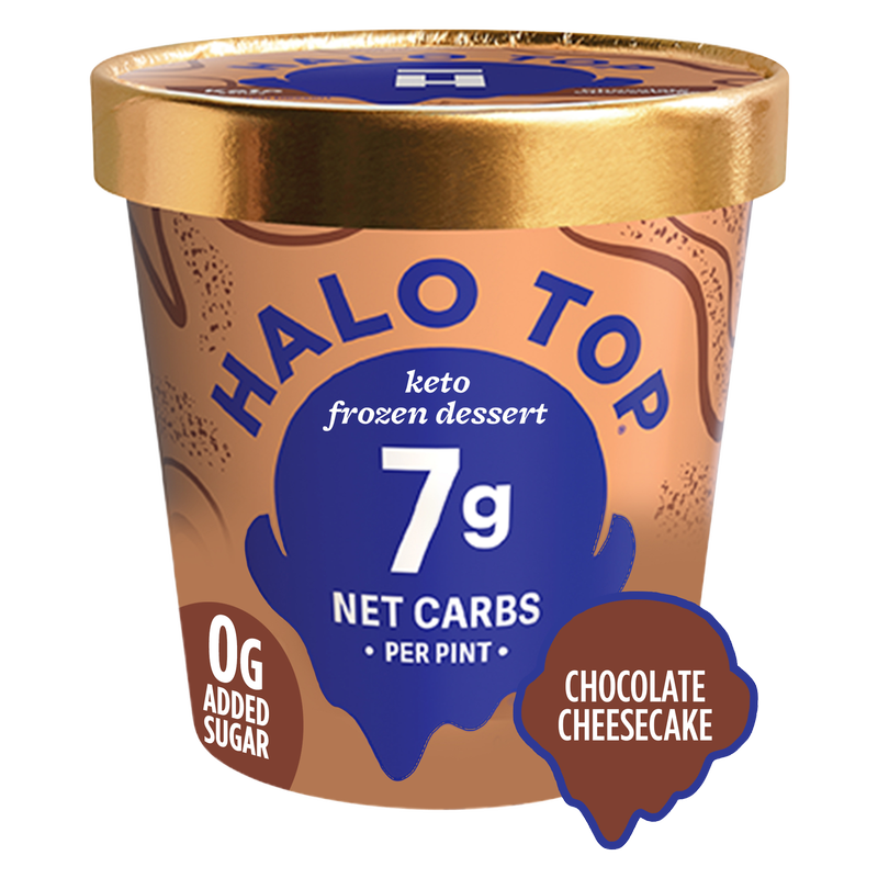 Halo Top Keto Chocolate Cheesecake Ice Cream Pint