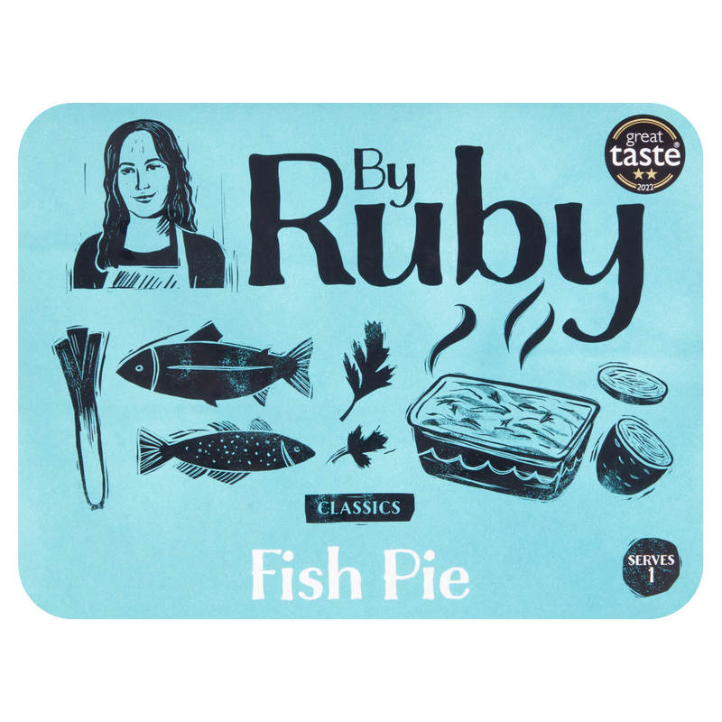 By Ruby Classic Fish Pie - Serves 1, 360g