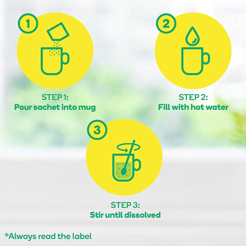 Lemsip Cold and Flu Lemon, 10pcs