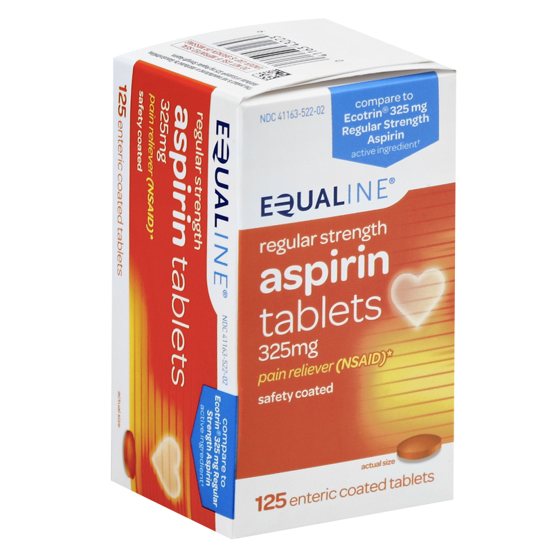 Equaline Pain Relief Aspirin 125 Tablets