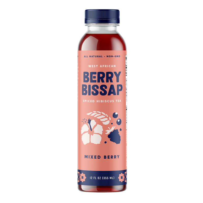 Berry Bissap Mixed Berry Spiced Hibiscus Tea 12oz