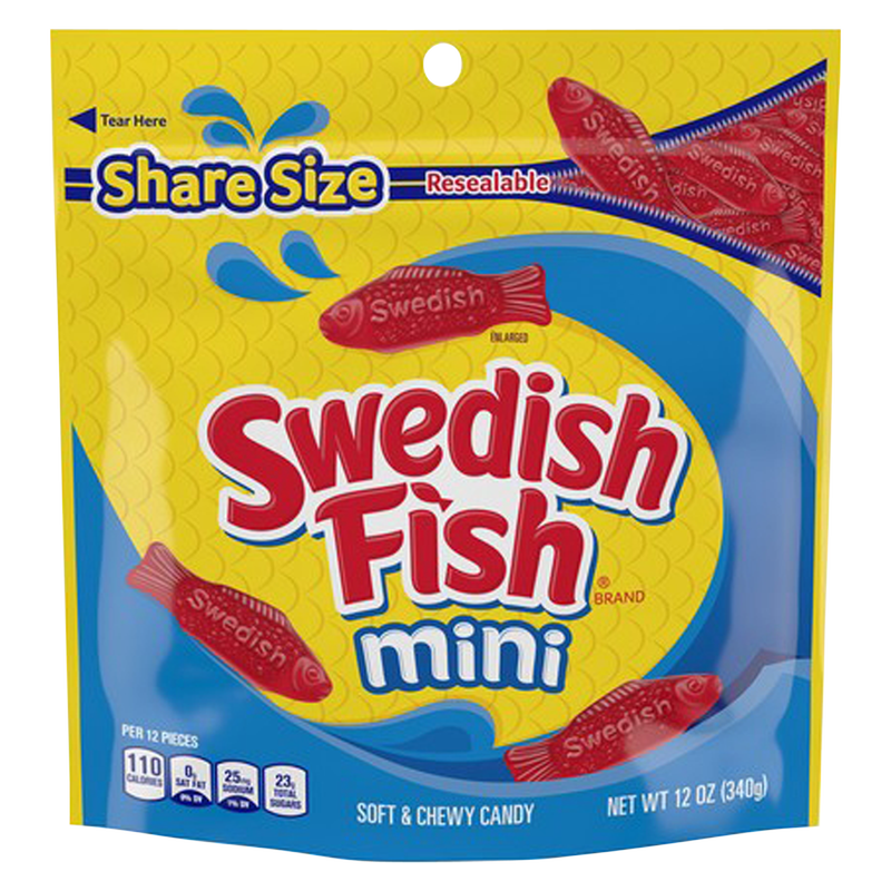 Swedish Fish Red Soft & Chewy Candy 12oz