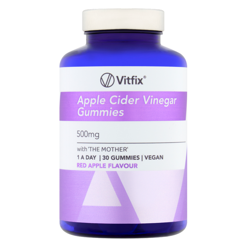 Vitfix Apple Cider Vinegar Gummies Red Apple, 30pcs