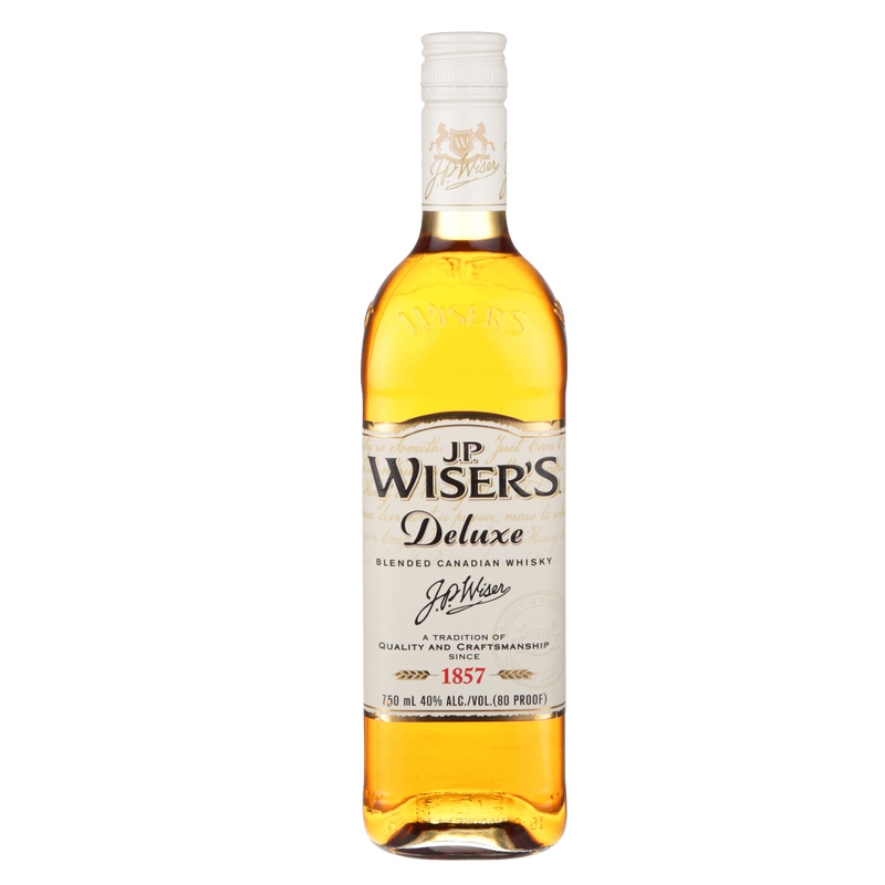 JP Wiser's Canadian Rye Whisky 750ml (90 proof) – BevMo!