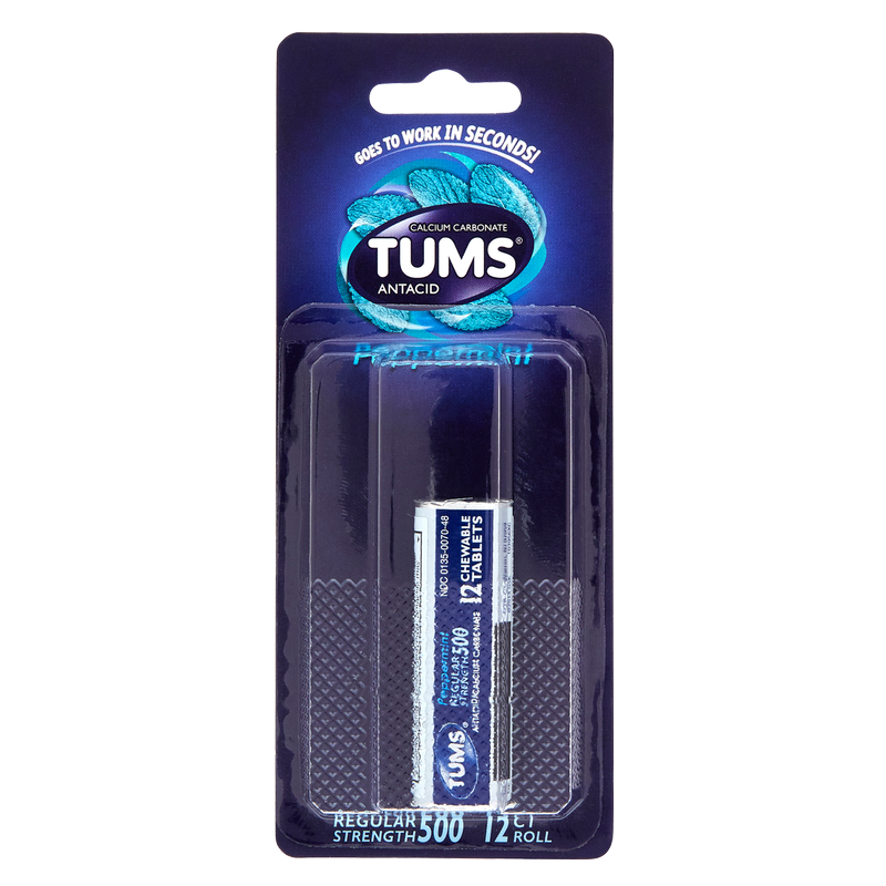 Tums Peppermint 1 Roll