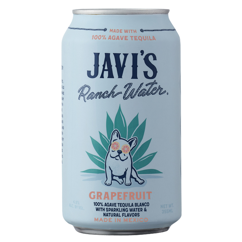 Javi's Ranchwater Grapefruit Tequila Seltzer 4pk 355ml Can 4.5% ABV