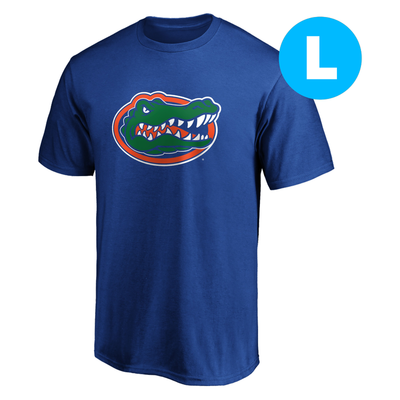 University of Florida Evergreen Cotton Primary Logo Short Sleeve Tee-Size Large