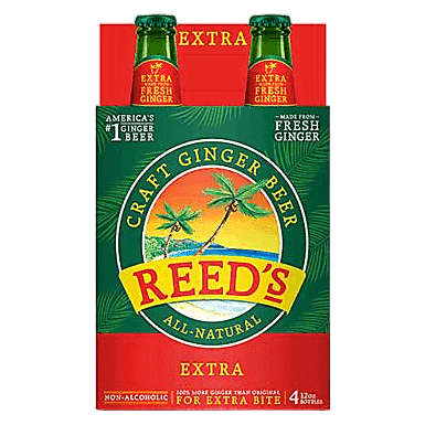 Reed's Extra Ginger Beer 4pk 12oz Bottle