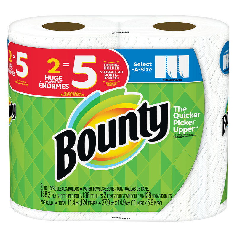 Bounty Select-A-Size Huge Roll 2ct