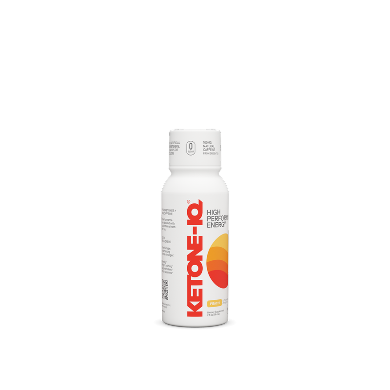Ketone-IQ Caffeine Peach 2oz Btl