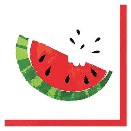 Juicy Watermelon Luncheon Napkins 16ct