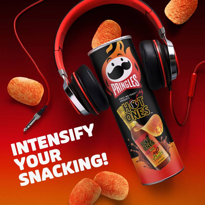Pringles® Hot Ones® Rojo Standard, 5.5 oz