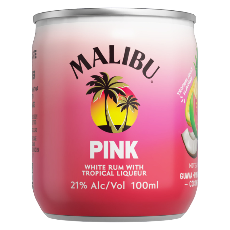 Malibu Pink Flavored Rum 100ml