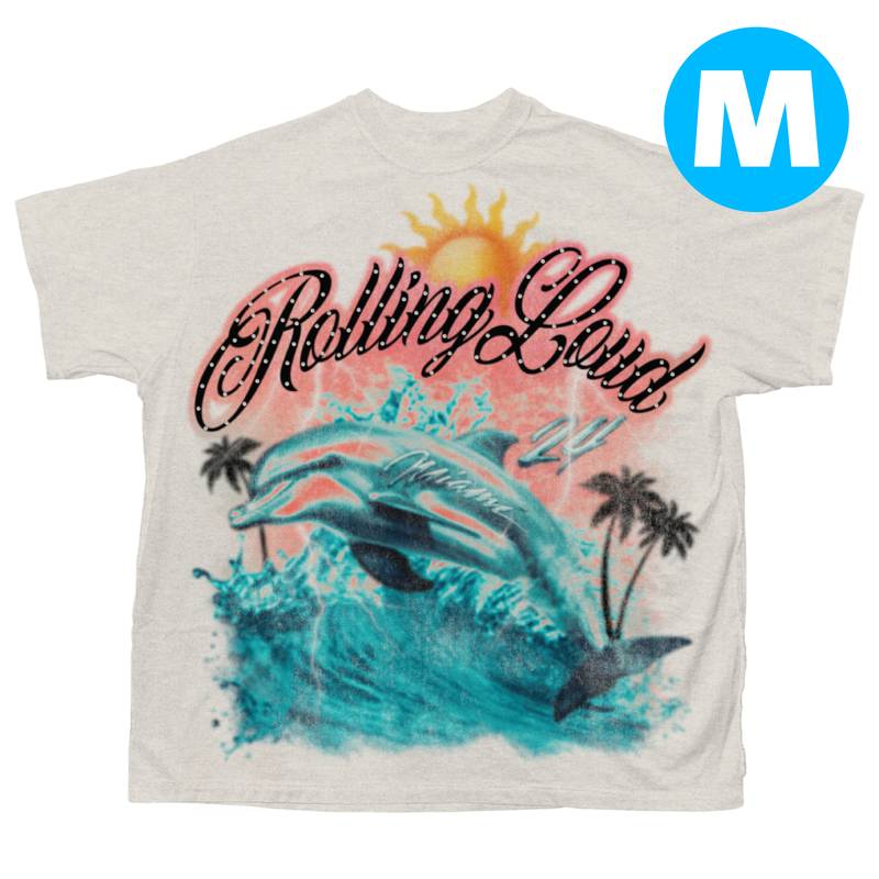 Rolling Loud Miami 24 Splash Tee-Medium