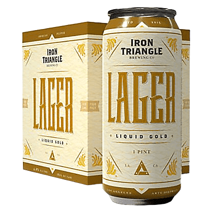 Iron Triangle Lager 4pk 16oz Can