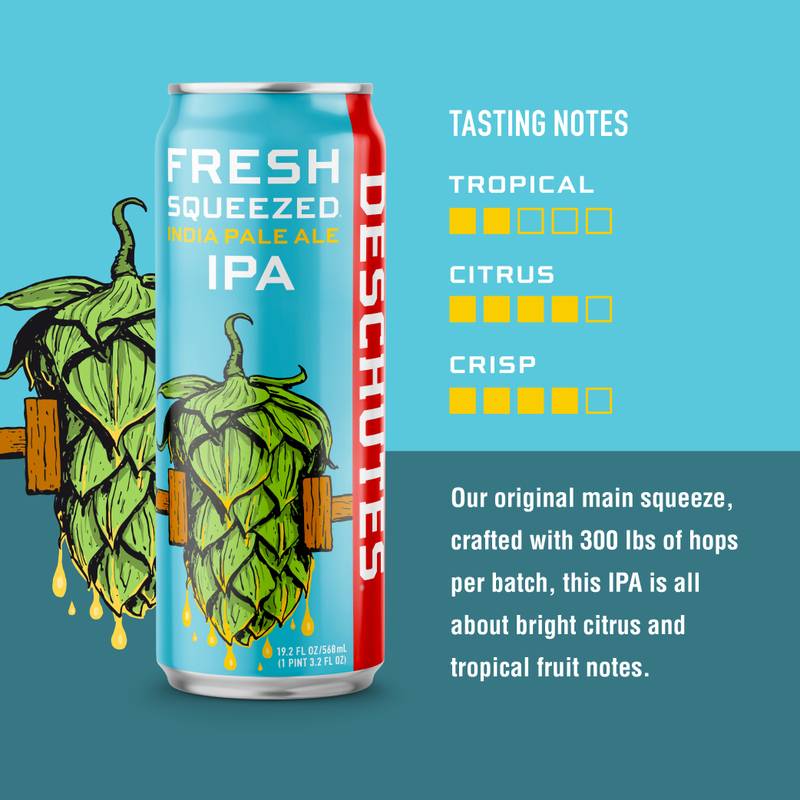 Deschutes Fresh Squeezed IPA 19.2 Can