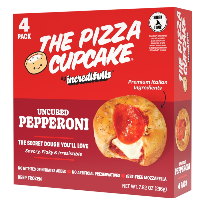 Incredifulls Pepperoni Pizza Cupcakes 4ct