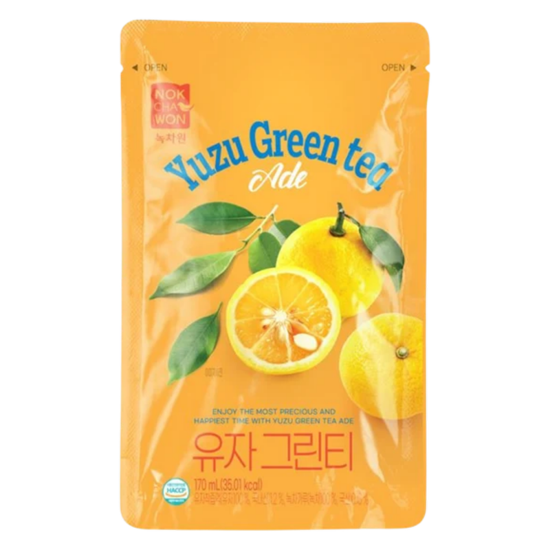 Nokchawon Yuzu Green Tea Ice Tea, 170ml