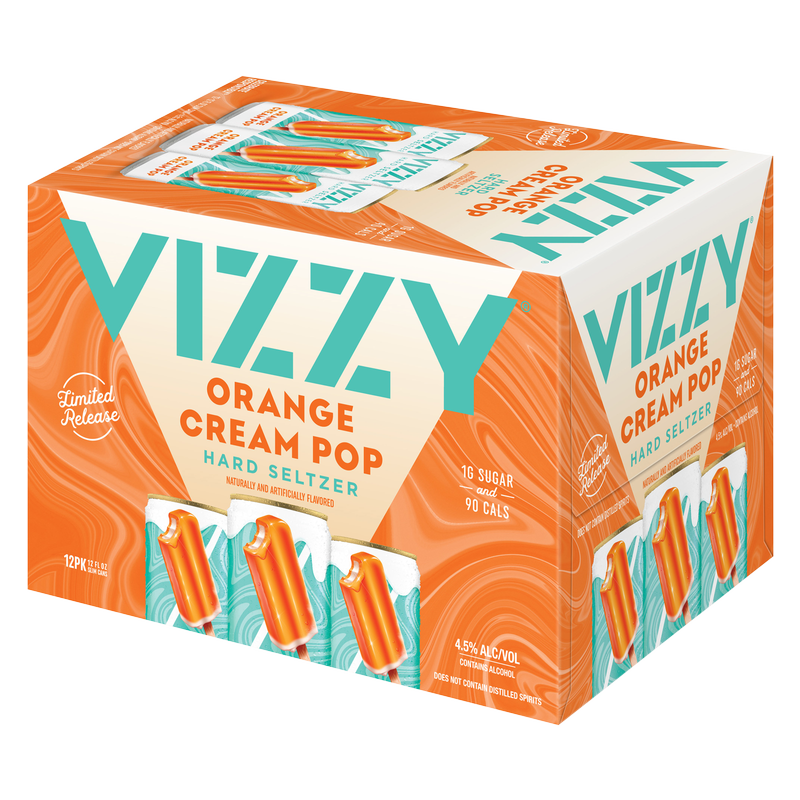Vizzy Orange Cream Pop 12pk 12oz Can 4.5% ABV