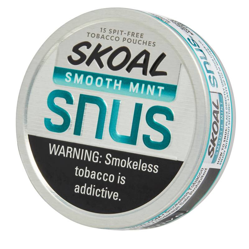 Skoal Smooth Mint Snus Nicotine Pouches 15ct