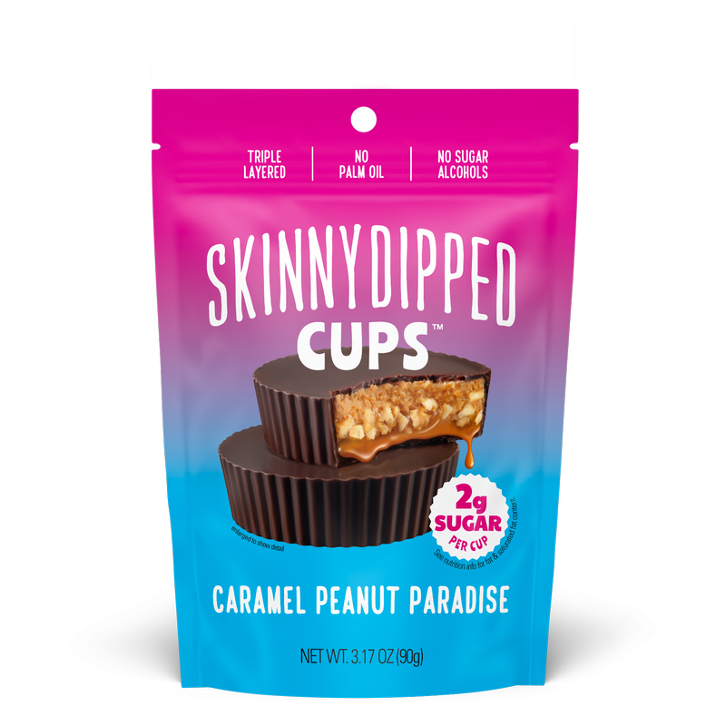 SkinnyDipped Caramel Peanut Paradise Cups - 3.17oz