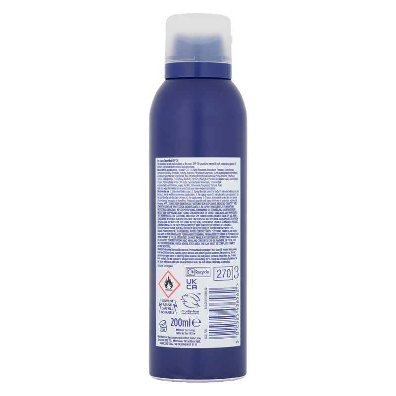 Morrisons SPF 30 Dry Mist Sun Spray, 200ml