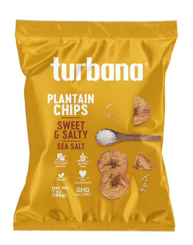 Turbana Sweet & Salty Plantain Chips 7oz Bag