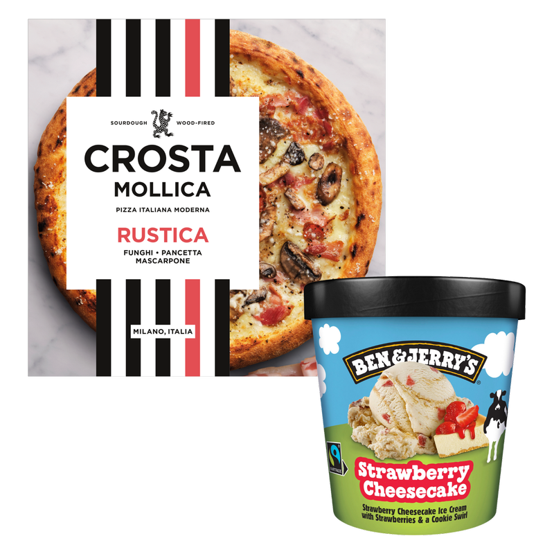 Pancetta, Mushroom, Mascarpone & Strawberry Cheesecake Bundle