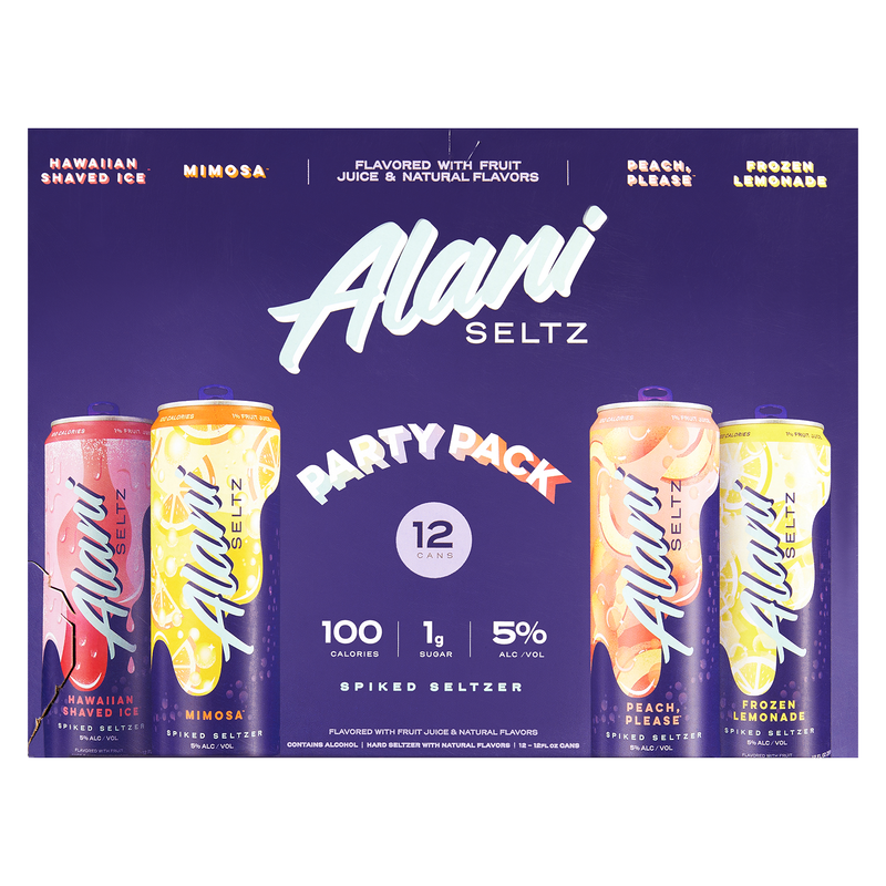 Alani Party Pack Seltzer Variety 12pk 12oz Can 5.0% ABV