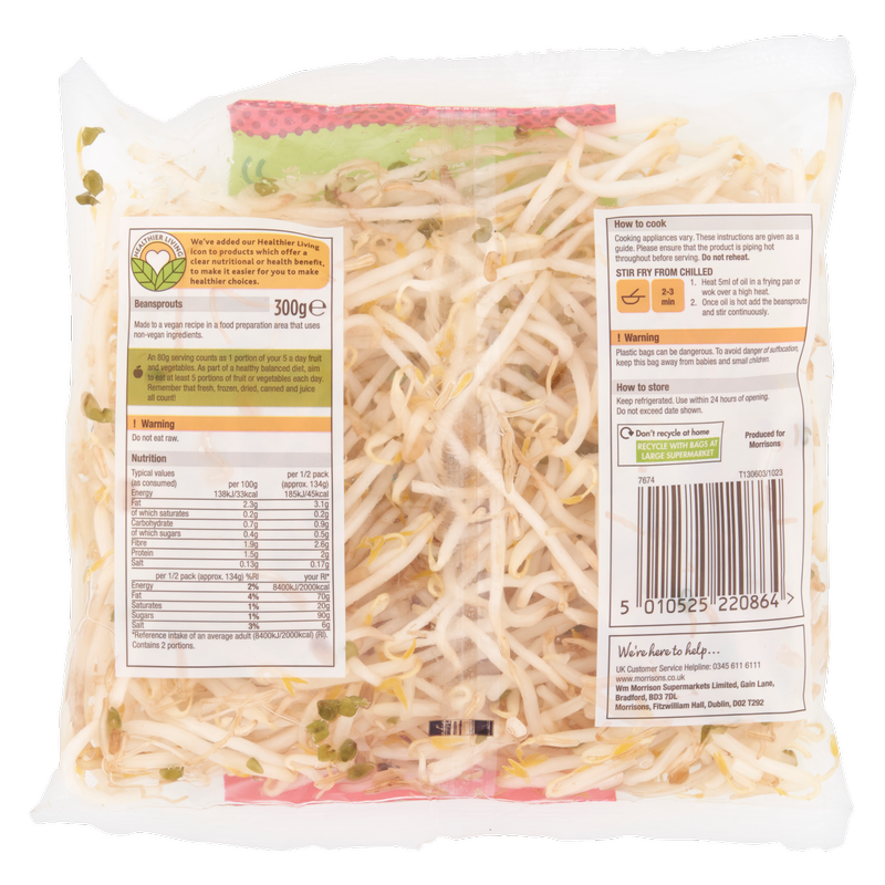 Morrisons Beansprouts, 300g