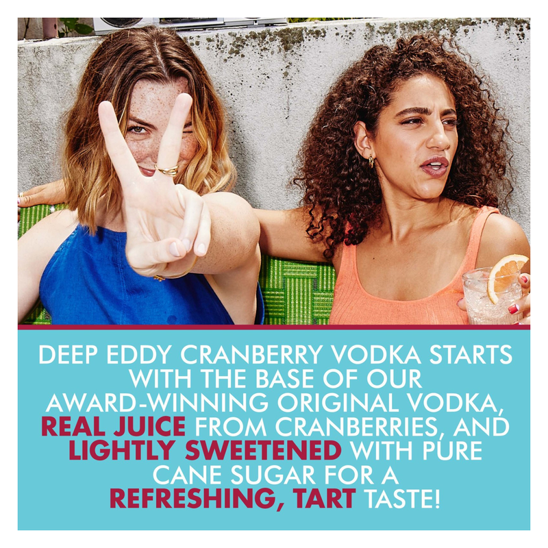 Deep Eddy Cranberry Vodka 750ml (70 Proof)