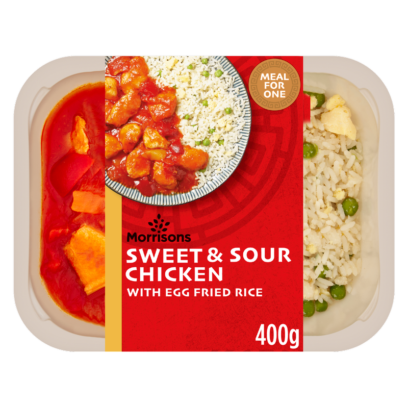Morrisons Sweet & Sour Chicken With Egg Fried Rice, 400g