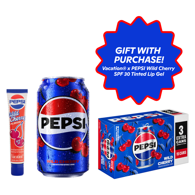 Pepsi Wild Cherry 15pk + Gift With Purchase!