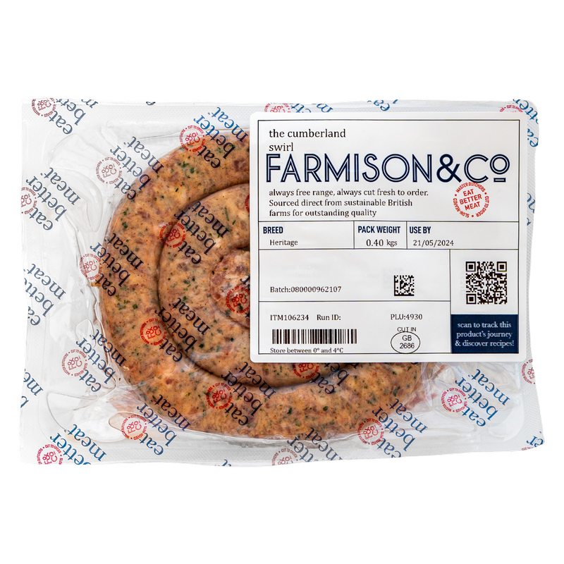 Farmison & Co 2 Cumberland Swirls, 400g