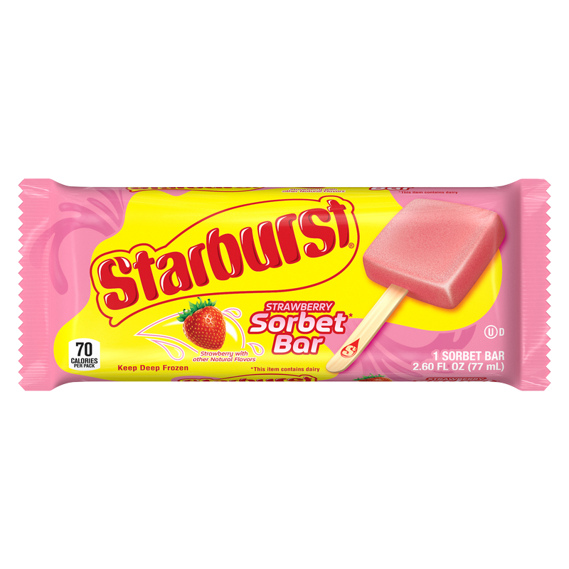 Starburst Strawberry Sorbet Bar 1ct