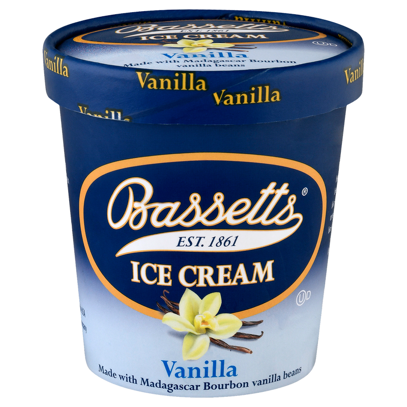 Bassetts Vanilla Ice Cream Pint 16oz
