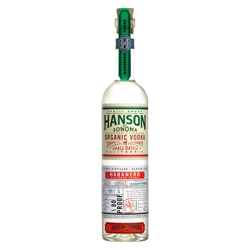 Hanson Organic Habanero Vodka 750ml