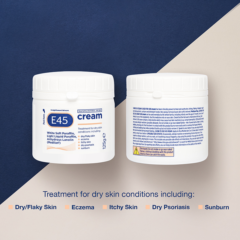 E45 Dermatological Cream, 125g