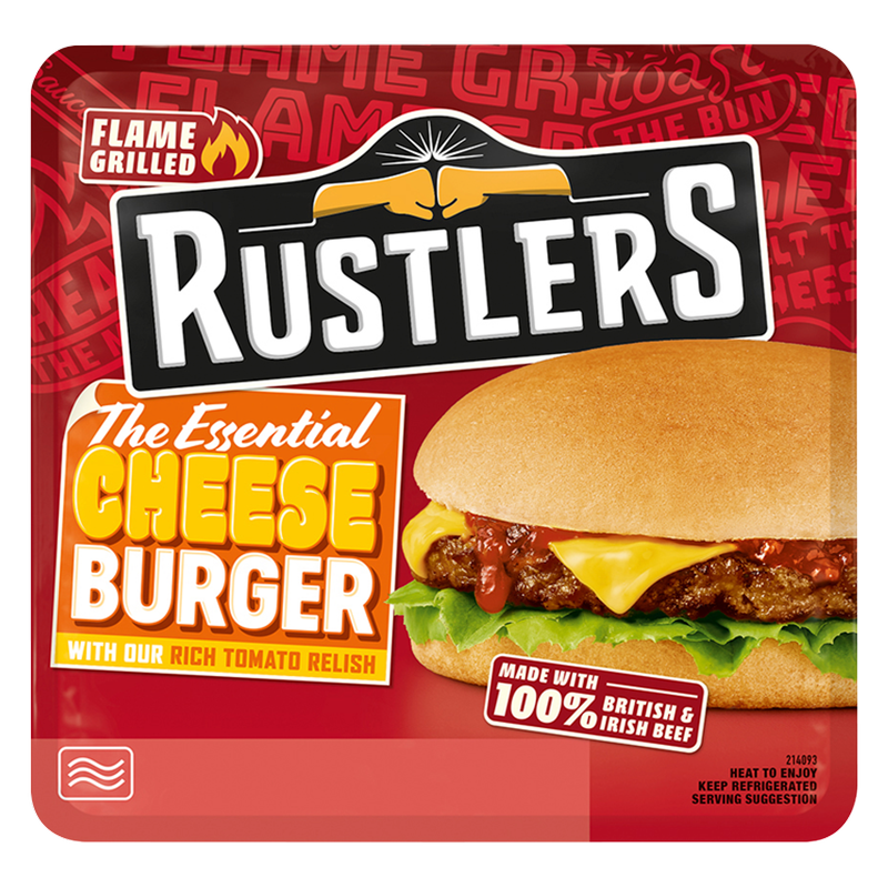 Rustlers The Essential Cheese Burger, 172g