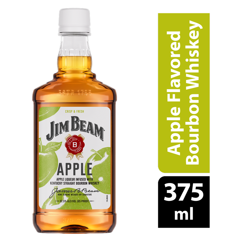 Jim Beam Apple Liqueur with Kentucky Straight Bourbon Whiskey 375ml PET